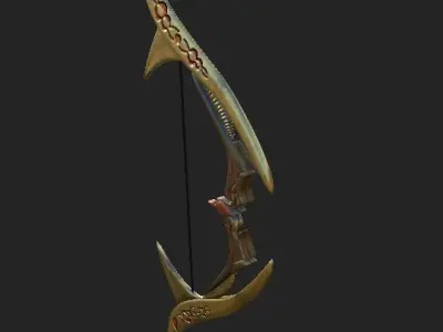 Mystic Bow based on a design by one of my colleague 3D model