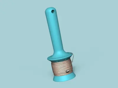 Hand Fishing Line Holder - Simple Handreel 3D print model