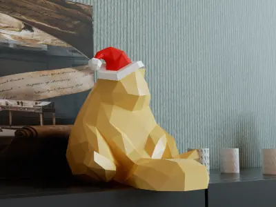  FAT SANTA CAT 3D model