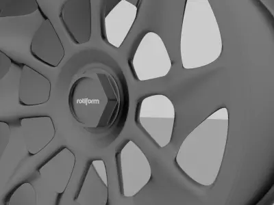 Rotiform CVT Low-poly 3D model