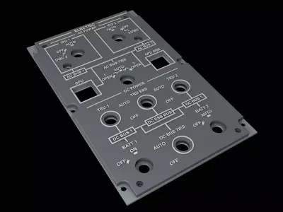 EMBRAER E1 OVERHEAD - ELECTRIC PANEL 3D print model