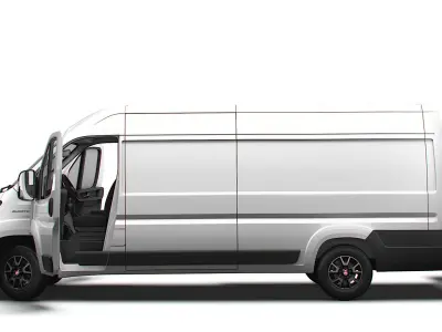 Fiat Ducato Van L4H2 HQ Interior 2023 3D model