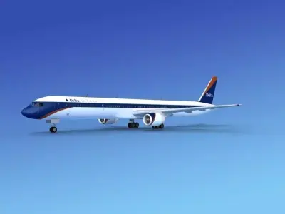 Boeing 757-300 Delta 3 3D model