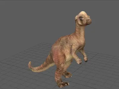 PACHISEPHALOSAURUS dinosaur 3D model