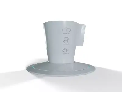Sci-Fi Coffee Thermal Mug - Low Poly PBR Game Ready Low-poly 3D model