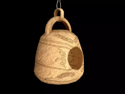 Bird House Low-poly 3D model