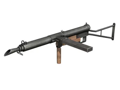STEN Submachine gun - Collection 3D model