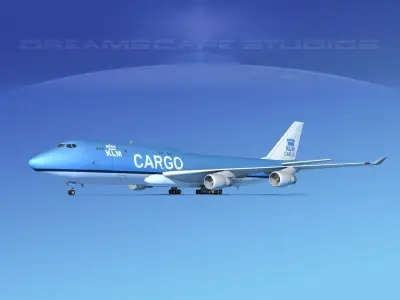 Boeing 747-8 KLM Cargo 3D model