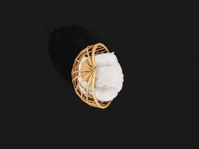 Hanging egg chair  Free low-poly 3D model