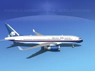Boeing 787-8 Aeromexico 3D model