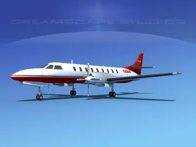 Swearingen SA226 Metroliner Tadair 3D model