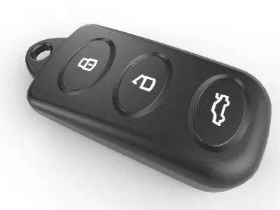 Car Key LP 03 Low-poly 3D model