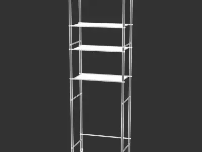  Shelf Spacesaver Model, Silver 