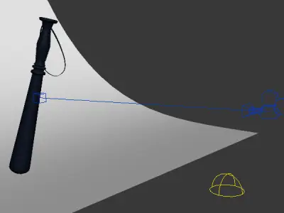 Police Baton 3D model