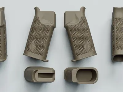 Special-K Grip - Replica Low-poly 3D model