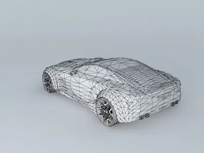 NEG Sports car Free 3D model