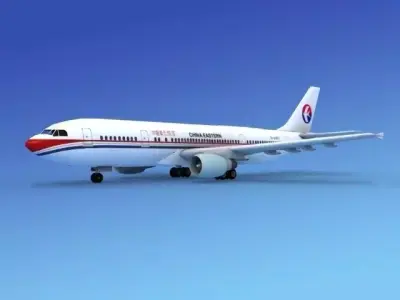 Airbus A300 China Eastern 3D model