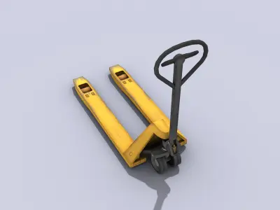 Pallet Jack Low-poly 3D model