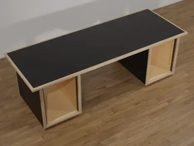 Miller Studio Desk by Path Design Free 3D model
