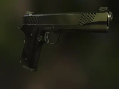 Citadel 1911 9mm Pistol Low-poly 3D model