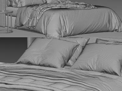 RH Lawson Bed 3D model