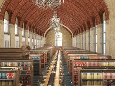 Cornell Law School Library 3D model
