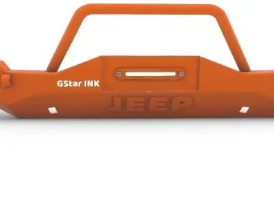 Bumper Jeep Car 3D model