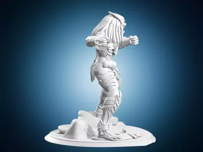 Predator Warrior Miniature 3D print model
