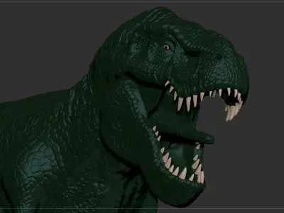 Zhuchengtyrannus Magnus- Descendant of TRex Sculpt  3D model