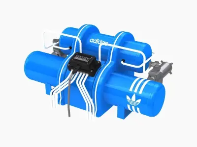 Airlift Performance air suspension kit A Low-poly 3D model