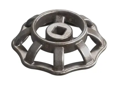 Rusty Valve Handle Wheel 3D model