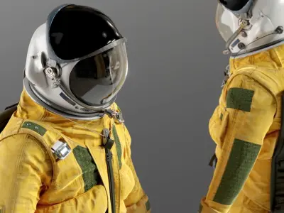 FLIGHT SUIT SR71 Pilot 3D model