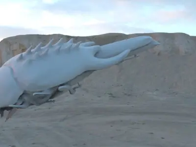 Scarab Beatle sci fi 3D model