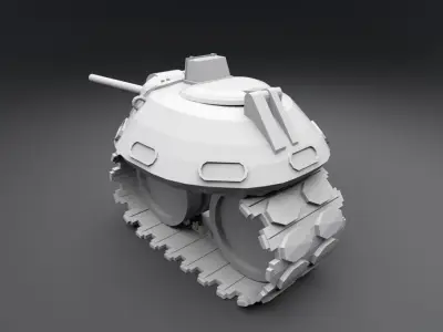 Tonk Scale Model 3D print model