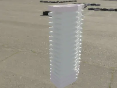 Modern Skyscraper Low-poly 3D model