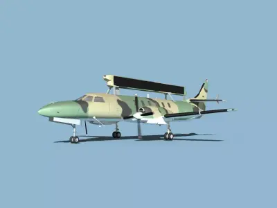Swearingen RC-26 Condor V06 3D model