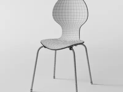 Wooden Chair Free 3D model buy