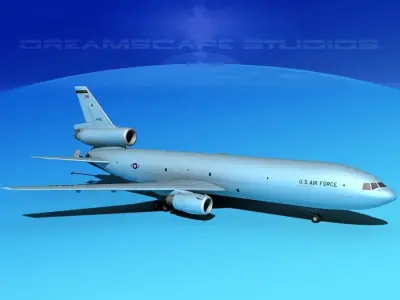 McDonnell Douglas KC-10 USAF 5 3D model