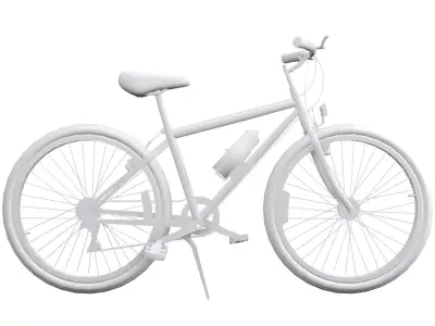 Bicycle Low-poly 3D model 19