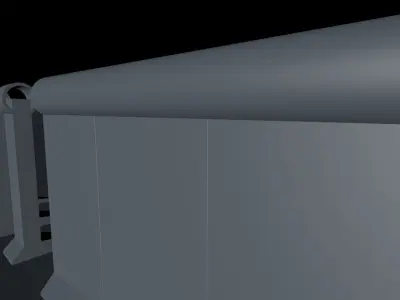 Berlin Wall 2nd gen Element 3D model