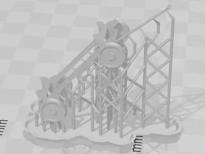 Soviet K10H copy of German V2 Missile 3D print model