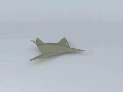 Stealth aircraft F614 Chingys Free 3D model