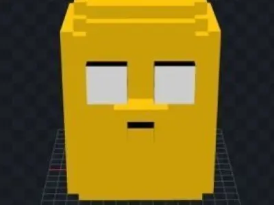 Pixel Model of Jake Free low-poly 3D model