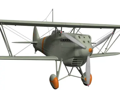 kawasaki Ki-10 Perry 3D model