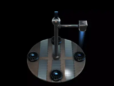 Teleport Station 3D model