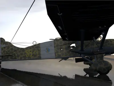 Caproni Ca-133 bis 3D model