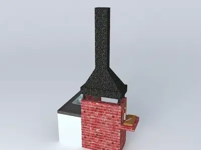 Barbecue, Broiler Pan Free 3D model