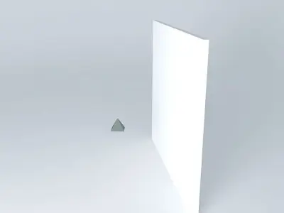 BBC 1 Alien Pyramid Ident Logo Free 3D model