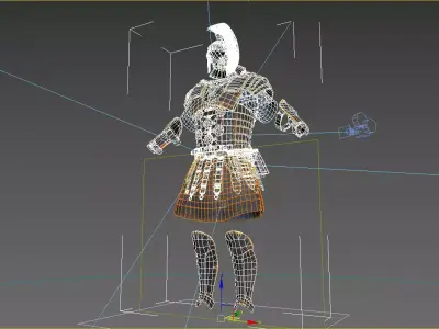 Marshal s armor during the Roman era 3D model