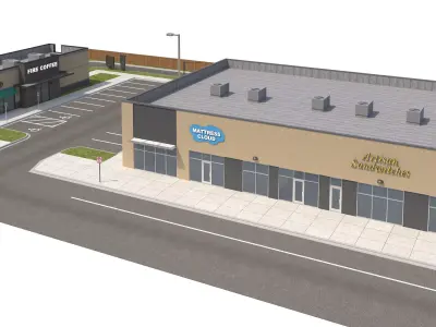 Retail-142 Retail Stores 3D model